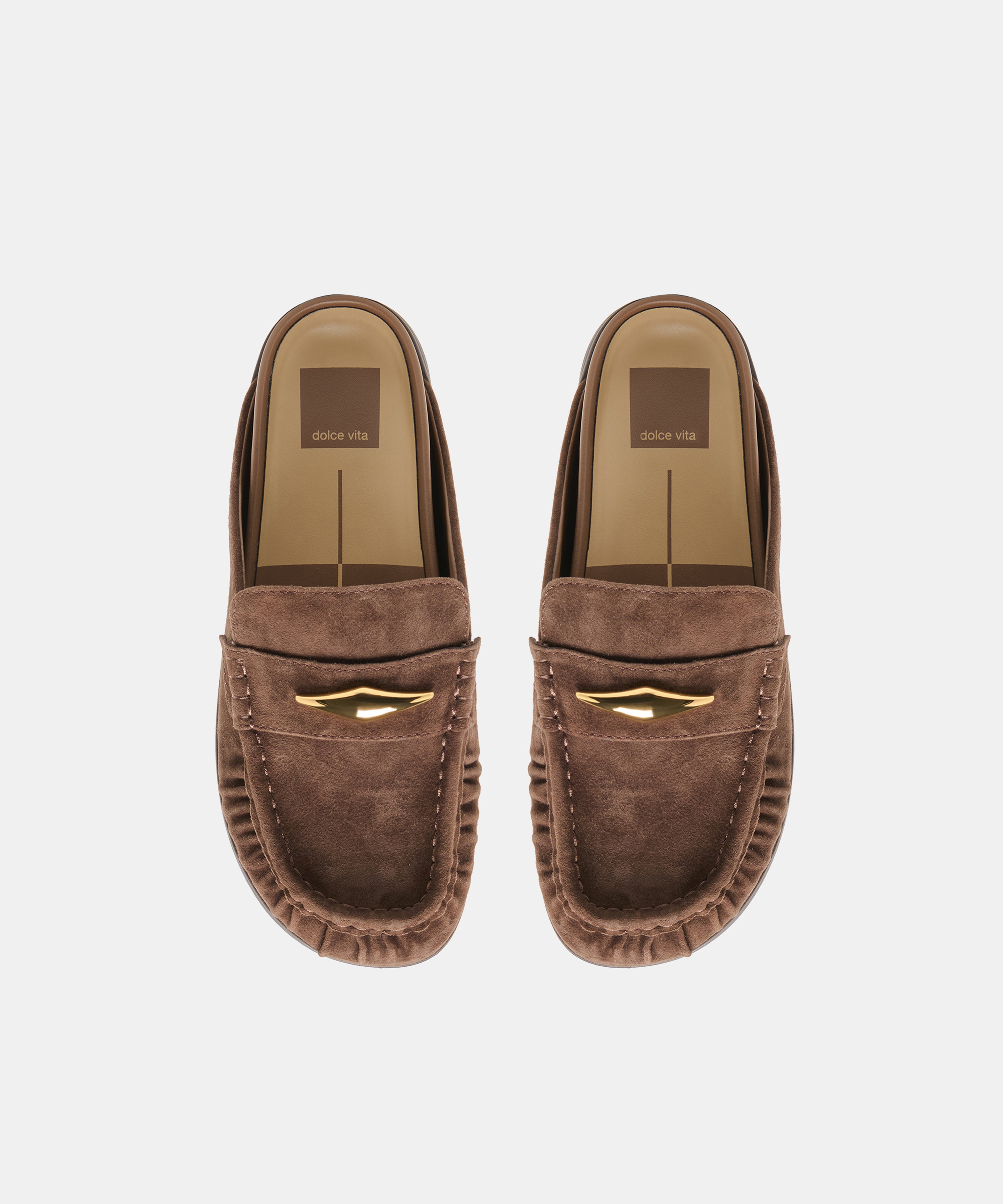 JODERO FLATS DK BROWN SUEDE